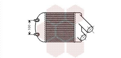 VAN WEZEL Kompressoriõhu radiaator 43004222